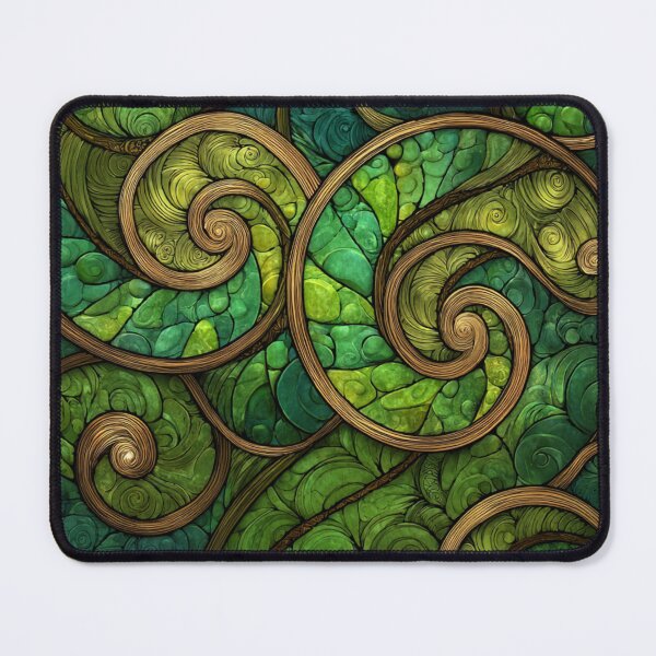Item preview, New Zealand Māori Paua Pattern Koru Design 747 designed and sold by GrinGalore.