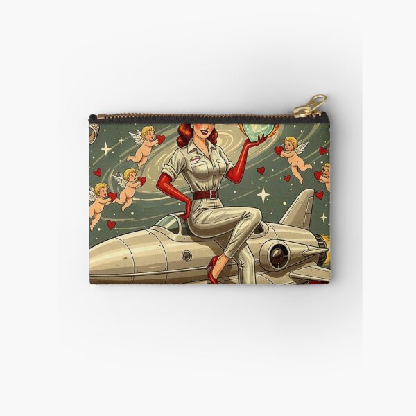 Item preview, You Fuel My Cosmic Heart: Retro Sci-Fi Rocket Valentine designed and sold by Art's Diner.