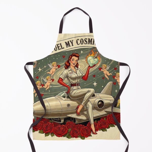 Item preview, You Fuel My Cosmic Heart: Retro Sci-Fi Rocket Valentine designed and sold by Art's Diner.