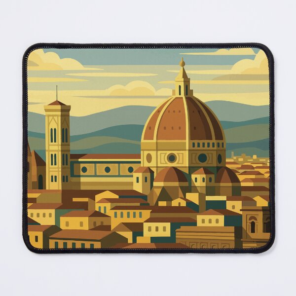Item preview, Italy - Florence Cathedral – Vibrant Cityscape Illustration designed and sold by darekkocurek.