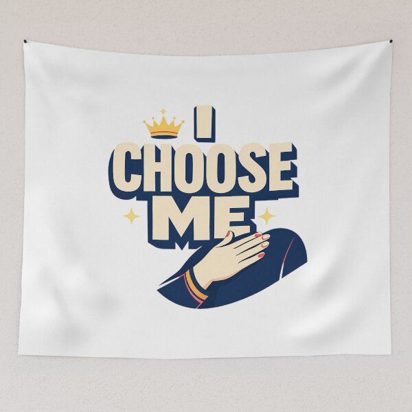Item preview, I Choose Me Self Love Valentine Typography Empowerment Single Positive Gift designed and sold by GiftsForge.