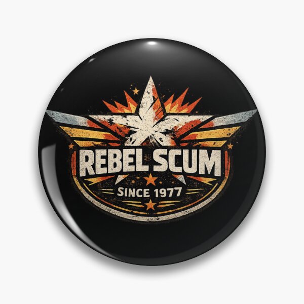 Item preview, Rebel Scum Since 1977 – Retro Sci-Fi Rebellion Vintage T-Shirt Design 5 designed and sold by VoglR.