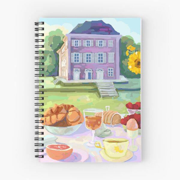 Item preview, French Château Garden Breakfast Illustration designed and sold by Naine  M..