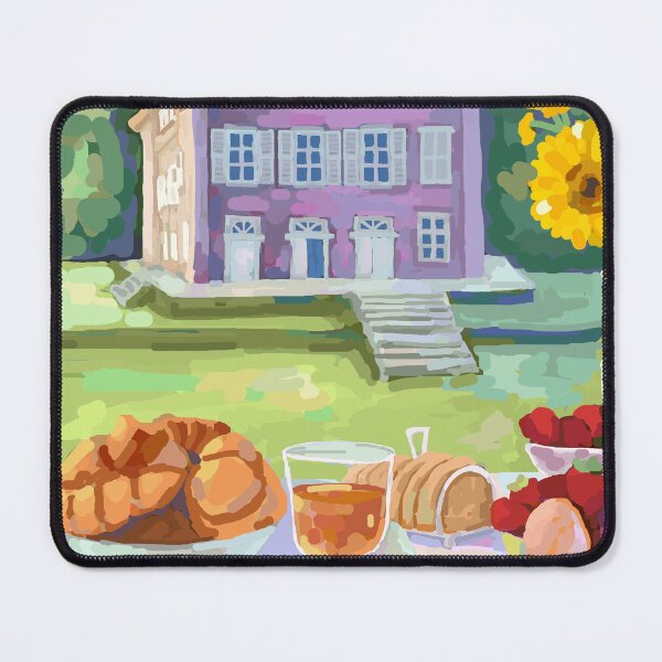 Item preview, French Château Garden Breakfast Illustration designed and sold by Naine  M..