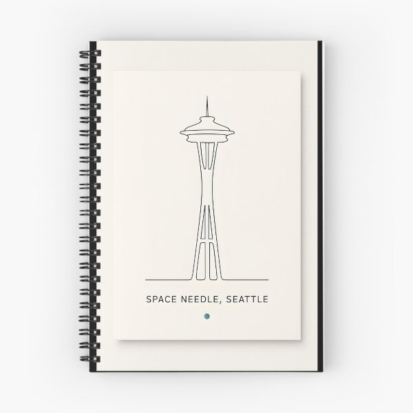 Item preview, Space Needle Monoline Poster – Minimal Icon Art designed and sold by Cosmopolis.