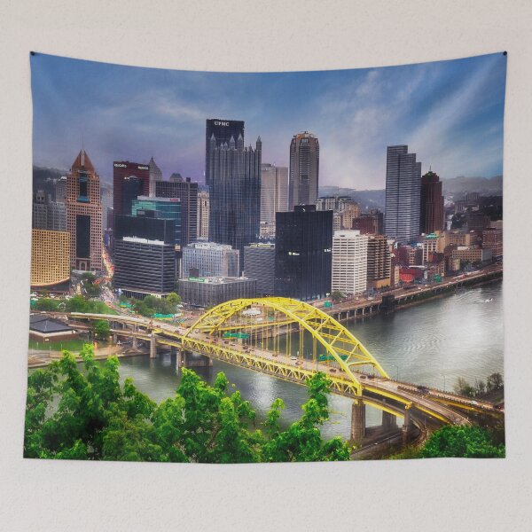 Item preview, View of Pittsburgh Skyline designed and sold by Kathy Weaver.