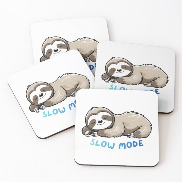 Item preview, Slow Mode Sloth Cute Animal Design designed and sold by Scribblish822.