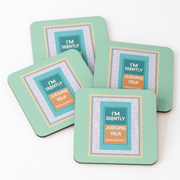 Item preview, I'm Silently Judging Your Spreadsheet, Funny Office Retro Design designed and sold by NH2019.
