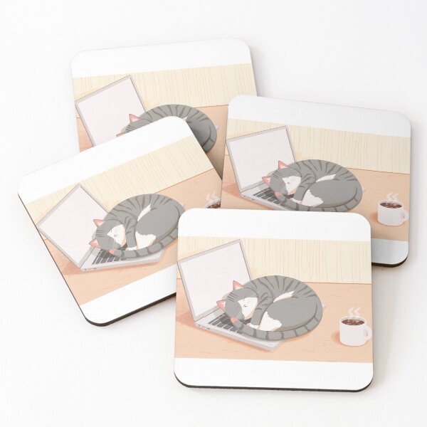 Item preview, Home Office Break, Cat Took Over designed and sold by InkoraStudios.