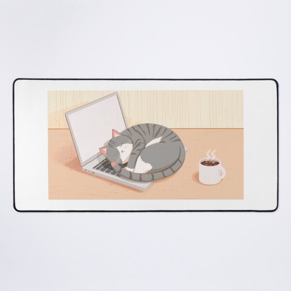 Item preview, Home Office Break, Cat Took Over designed and sold by InkoraStudios.