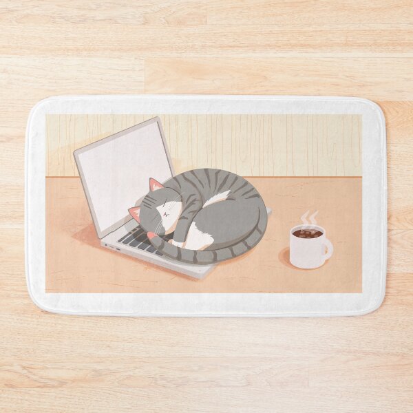 Item preview, Home Office Break, Cat Took Over designed and sold by InkoraStudios.