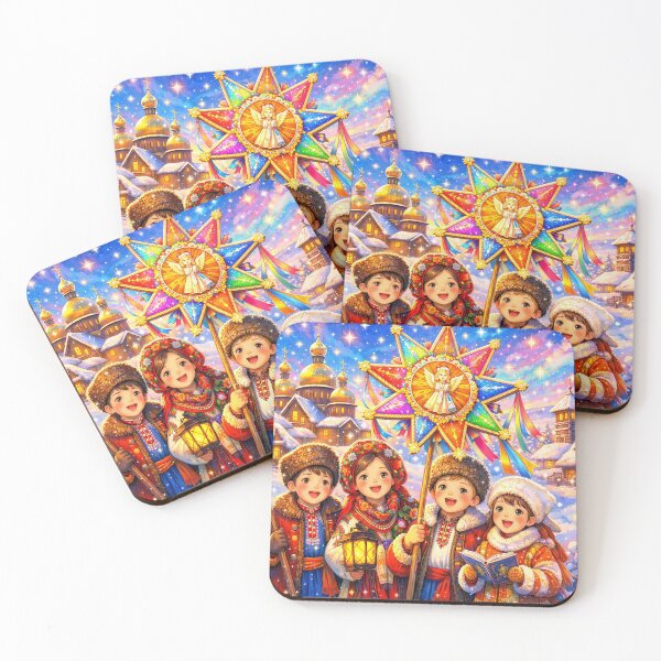 Item preview, Children with the Christmas Star Singing Carols designed and sold by M-Y-A-R-T-.