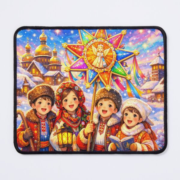 Item preview, Children with the Christmas Star Singing Carols designed and sold by M-Y-A-R-T-.