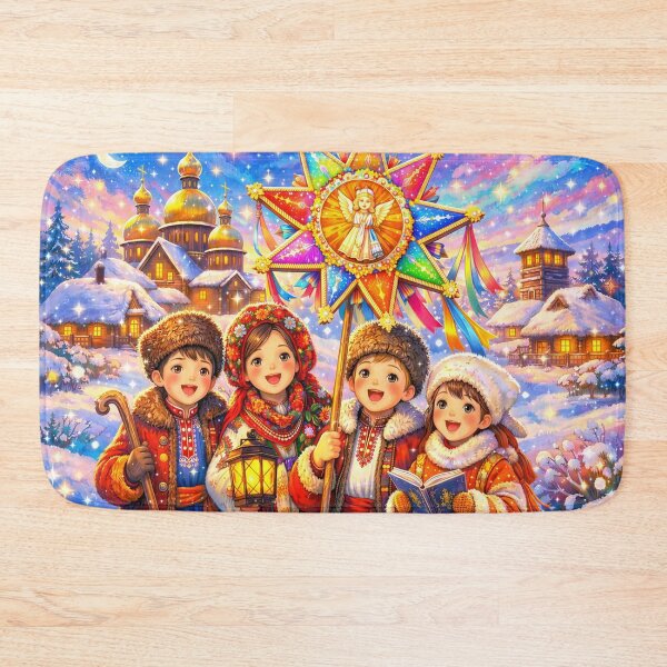Item preview, Children with the Christmas Star Singing Carols designed and sold by M-Y-A-R-T-.