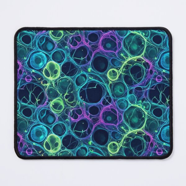 Item preview, Electric Quantum Foam - Glowing Abstract Web designed and sold by Unknown-Space.