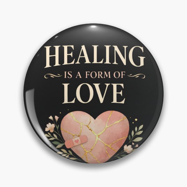 Item preview, Healing Is A Form Of Love Self Care Valentine Typography Mental Health Shirt designed and sold by GiftsForge.