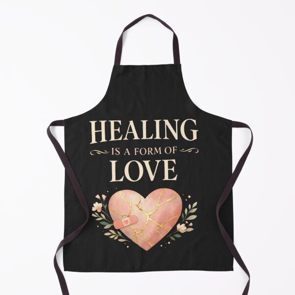 Item preview, Healing Is A Form Of Love Self Care Valentine Typography Mental Health Shirt designed and sold by GiftsForge.