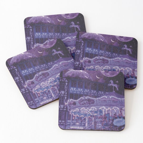 Item preview, Christmas market purple carousel designed and sold by mgro-art.