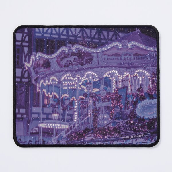 Item preview, Christmas market purple carousel designed and sold by mgro-art.