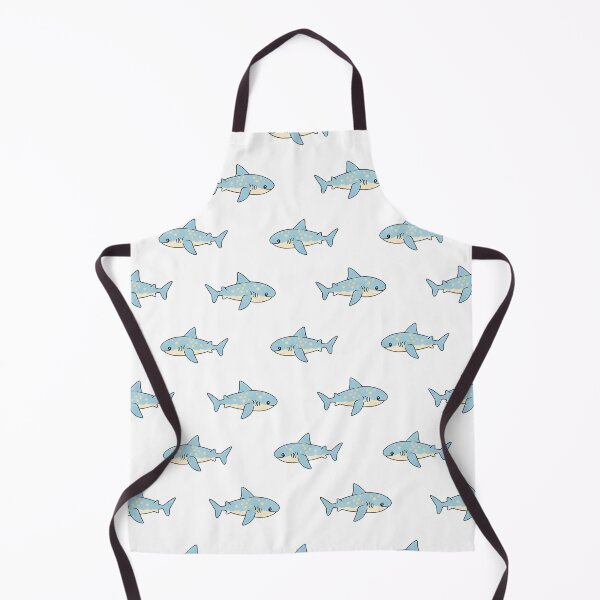 Item preview, Zebra Shark Seamless Pattern – Playful Ocean Design designed and sold by KivaroArt.