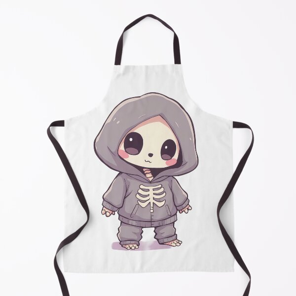 Item preview, Cute Skeleton Kid in Hoodie – Spooky Cute Light Illustration designed and sold by santi-ia.