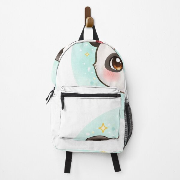 Item preview, Cute kawaii panda face with sparkling pastel background designed and sold by DesignsWithRM.