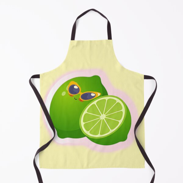 Item preview, Cute Kawaii Lime Art – Funny Cartoon Citrus Fruit Illustration designed and sold by steekeets.