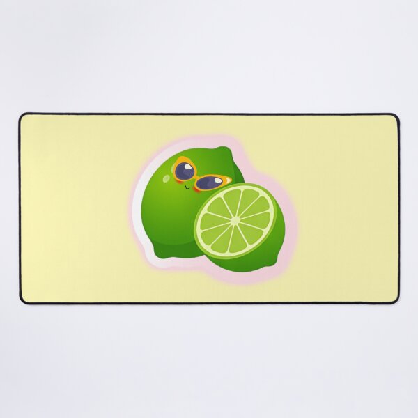 Item preview, Cute Kawaii Lime Art – Funny Cartoon Citrus Fruit Illustration designed and sold by steekeets.
