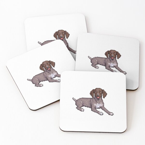Item preview, Pixel German Shorthaired Pointer – Retro Pixel Art GSP Dog Design designed and sold by ikidyounot.