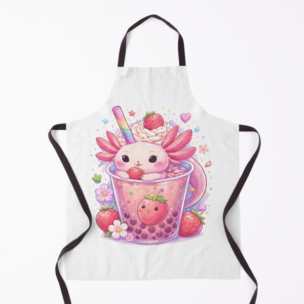 Item preview, Cute Axolotl Boba designed and sold by Amr Siam.