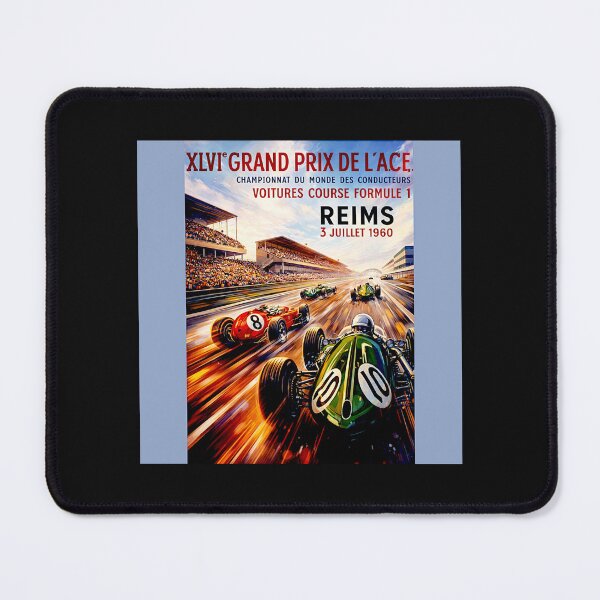 Item preview, Reims Grand Prix 1960 variation vintage poster designed and sold by Helios Be. Lavsh.