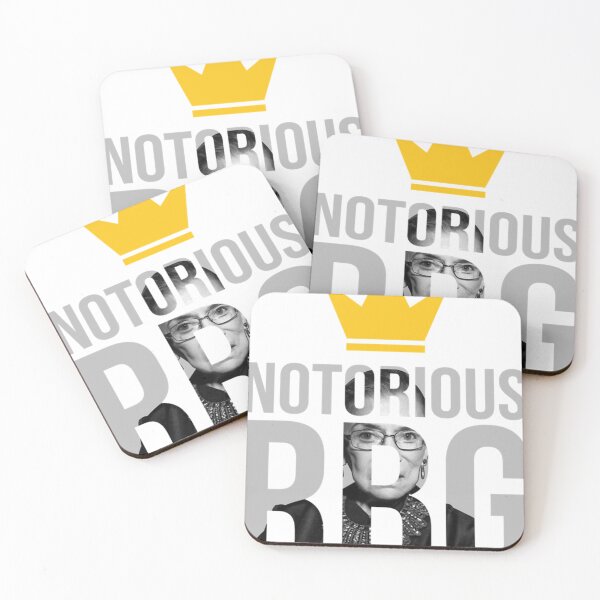 Item preview, Notorious RBG Crown Logo Minimal Political Feminist Statement Design designed and sold by BugliSiwes.