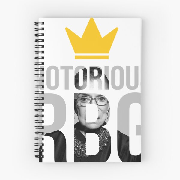 Item preview, Notorious RBG Crown Logo Minimal Political Feminist Statement Design designed and sold by BugliSiwes.