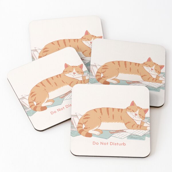 Item preview, Do Not Disturb – Home Office Cat designed and sold by InkoraStudios.
