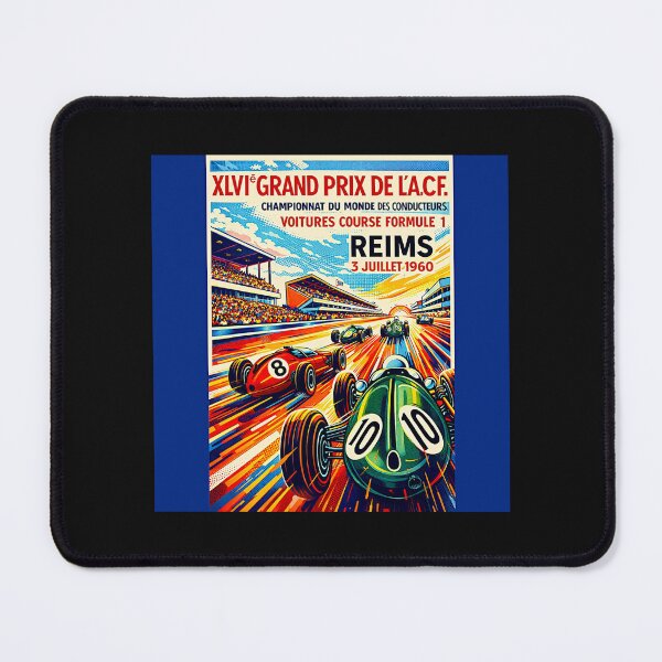 Item preview, Reims Grand Prix 1960 variation vintage poster#1 designed and sold by Helios Be. Lavsh.