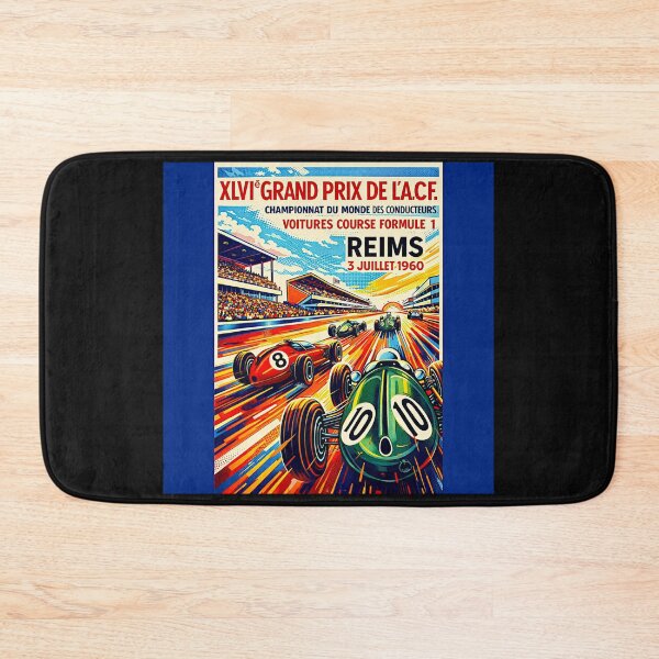 Item preview, Reims Grand Prix  1960 variation vintage poster#1 designed and sold by Helios Be. Lavsh.