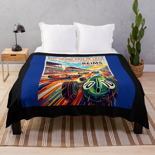 Item preview, Reims Grand Prix 1960 variation vintage poster#1 designed and sold by Helios Be. Lavsh.