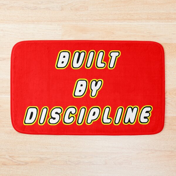 Item preview, Built by Discipline - Bold Motivation Graphic Design designed and sold by ProjetF.