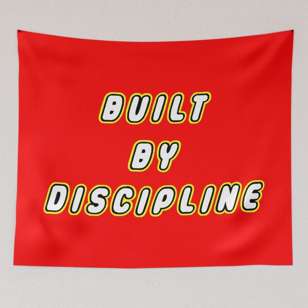 Item preview, Built by Discipline - Bold Motivation Graphic Design designed and sold by ProjetF.
