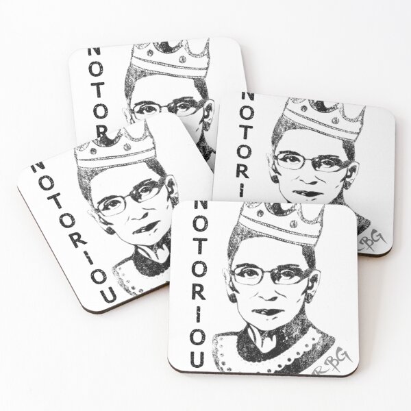 Item preview, Notorious RBG Shadow Portrait Subtle Political Street Style Art designed and sold by BugliSiwes.