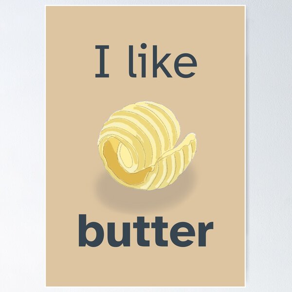 Item preview, I Like Butter - Sketch style  designed and sold by Little Paper Palace.