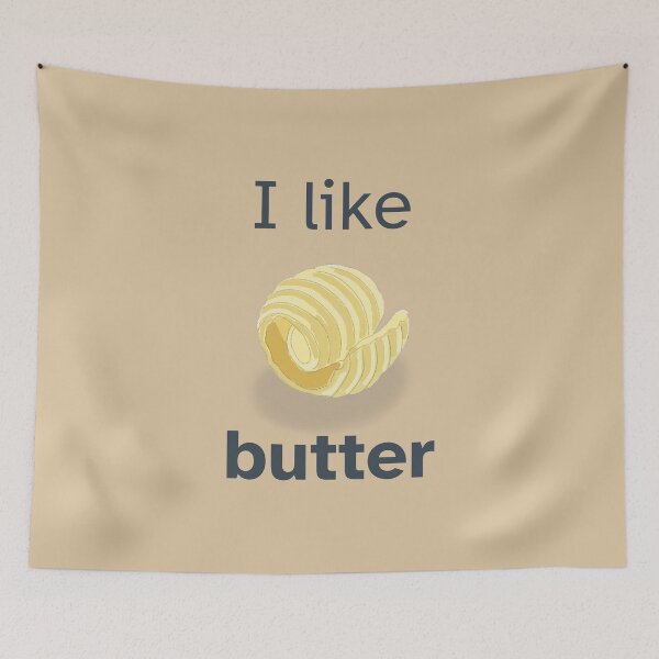 Item preview, I Like Butter - Sketch style  designed and sold by Little Paper Palace.