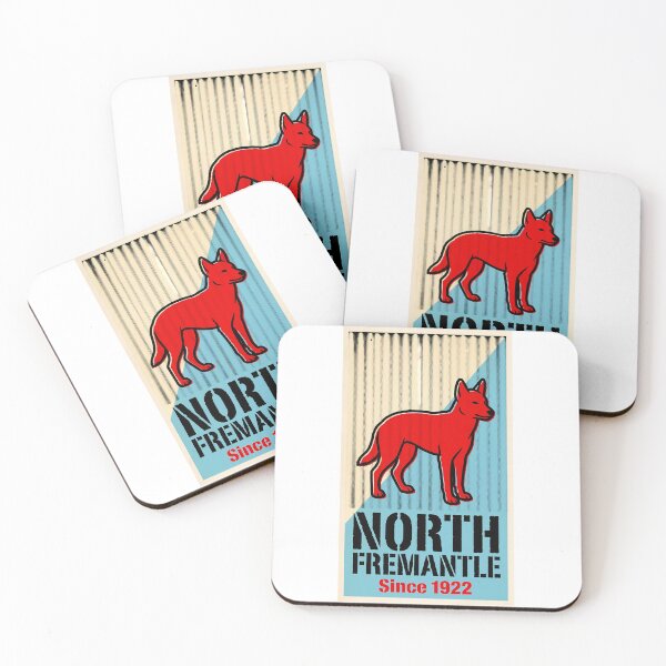 Item preview, North Fremantle Icon - Vintage Red Dingo Poster Art designed and sold by Digital Dreams Arts.