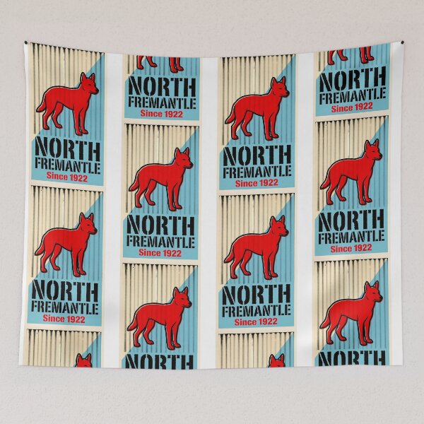 Item preview, North Fremantle Icon - Vintage Red Dingo Poster Art designed and sold by Digital Dreams Arts.