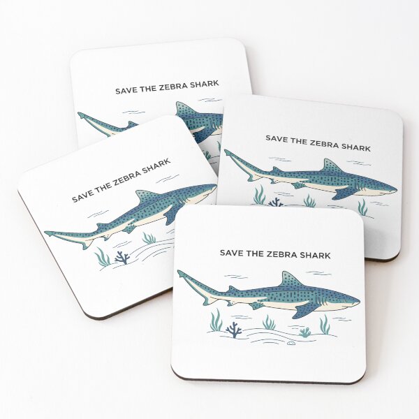 Item preview, Save the Zebra Shark – Ocean Conservation Design designed and sold by KivaroArt.