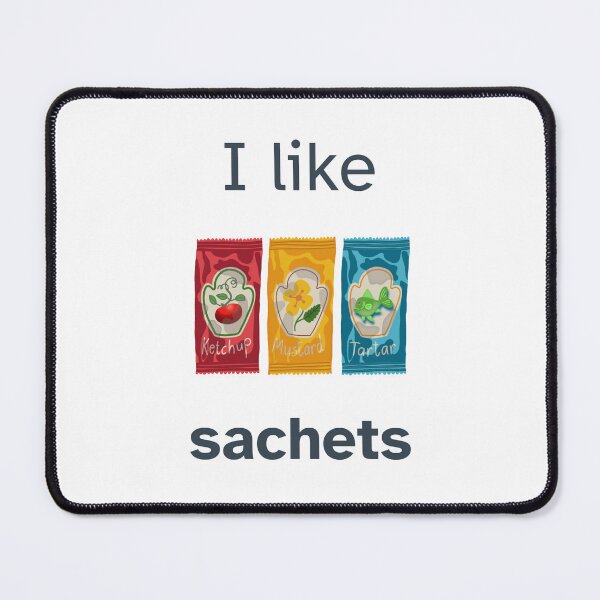 Item preview, I Like Sachets - Ketchup, Mustard, Tartar designed and sold by Little Paper Palace.
