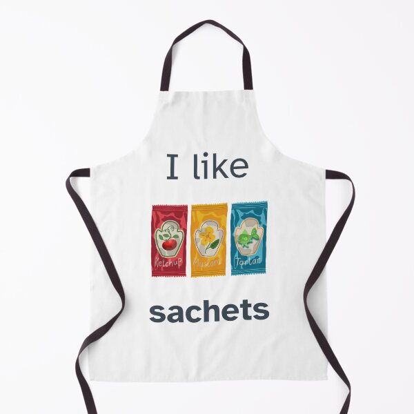 Item preview, I Like Sachets - Ketchup, Mustard, Tartar designed and sold by Little Paper Palace.