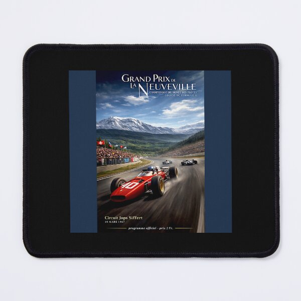Item preview, Neuveville Grand Prix 1967 variation vintage poster designed and sold by Helios Be. Lavsh.