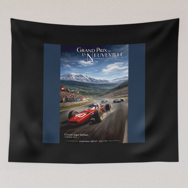 Item preview, Neuveville Grand Prix  1967 variation vintage poster designed and sold by Helios Be. Lavsh.