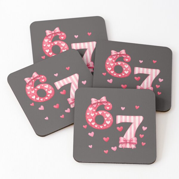 Item preview, Six Seven Cute Valentine Trend Aesthetic Design designed and sold by PrintandJoy.